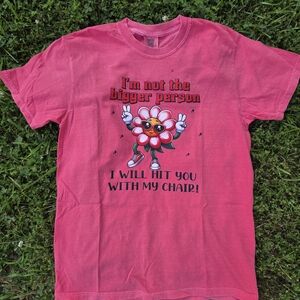 Comfort Colors Pink Nwot Funny Graphic Shirt